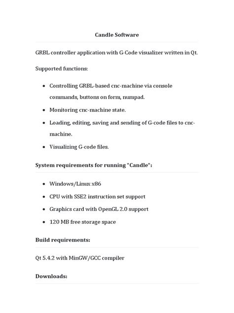 Candle Software Insturction .